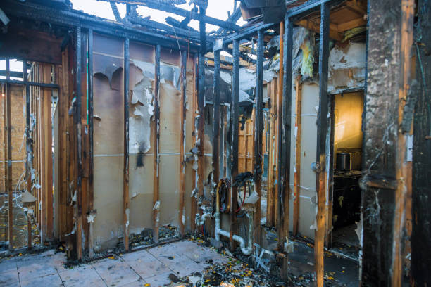 Professional Fire Damage Removal technician working in Manchester, NH